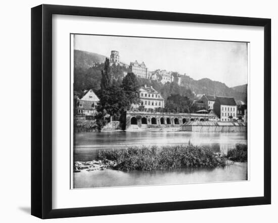 Heidelberg Castle, Germany, Late 19th Century-John L Stoddard-Framed Giclee Print