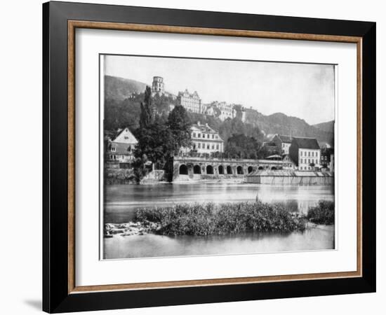 Heidelberg Castle, Germany, Late 19th Century-John L Stoddard-Framed Giclee Print