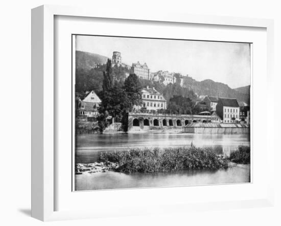 Heidelberg Castle, Germany, Late 19th Century-John L Stoddard-Framed Giclee Print