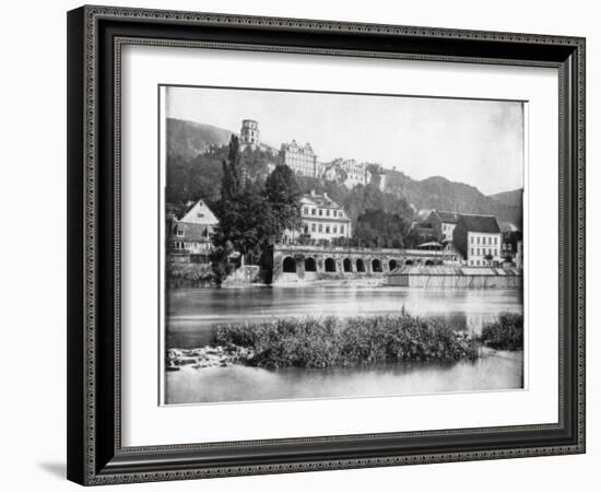 Heidelberg Castle, Germany, Late 19th Century-John L Stoddard-Framed Giclee Print