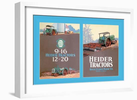 Heider Tractors-null-Framed Art Print