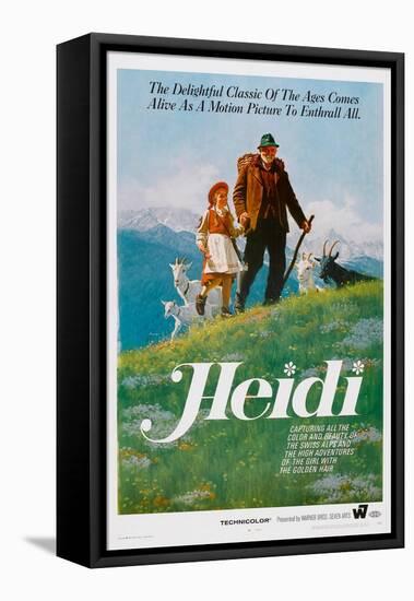 Heidi, Eva Maria Singhammer, Gustav Knuth, 1965-null-Framed Stretched Canvas