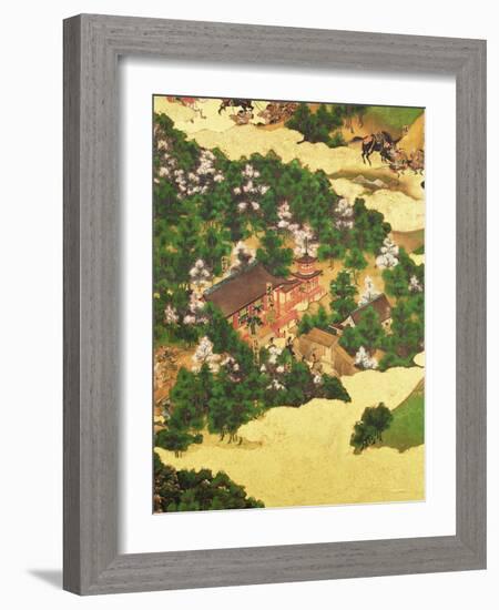 Heiji Uprising of 1159, Momoyama Period-Japanese School-Framed Giclee Print