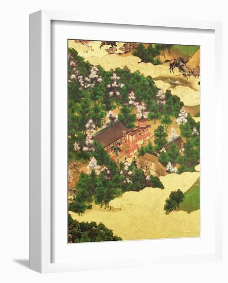 Heiji Uprising of 1159, Momoyama Period-Japanese School-Framed Giclee Print