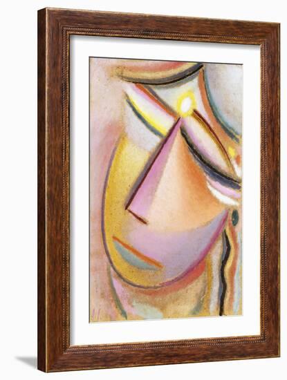 Heilandsgesicht: Neigender Kopf, 1923-Alexej Von Jawlensky-Framed Giclee Print