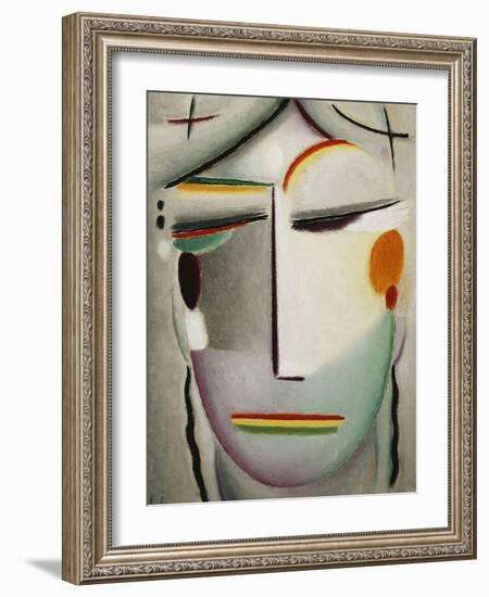 Heilandsgesicht: Remote King - Buddha Ii; Heilandsgesicht: Ferne Hohheit - Buddha Ii, C.1921-Alexej Von Jawlensky-Framed Giclee Print