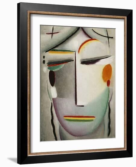 Heilandsgesicht: Remote King - Buddha Ii; Heilandsgesicht: Ferne Hohheit - Buddha Ii, C.1921-Alexej Von Jawlensky-Framed Giclee Print