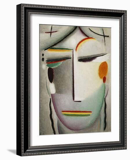 Heilandsgesicht: Remote King - Buddha Ii; Heilandsgesicht: Ferne Hohheit - Buddha Ii, C.1921-Alexej Von Jawlensky-Framed Giclee Print