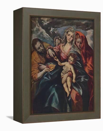 'Heilige Familie', (The Holy Family), c1590, (1938)-El Greco-Framed Premier Image Canvas