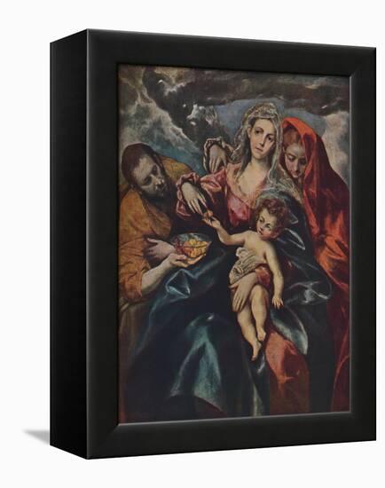 'Heilige Familie', (The Holy Family), c1590, (1938)-El Greco-Framed Premier Image Canvas