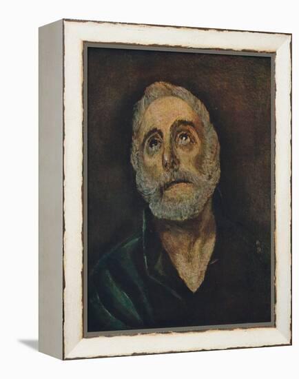 'Heiliger Petrus', (Saint Peter), c1590-1600, (1938)-El Greco-Framed Premier Image Canvas