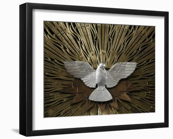 Heiliggeistkirche Church Holy Spirit Dove by Joseph Plecnik, Vienna, Austria, Europe-Godong-Framed Photographic Print