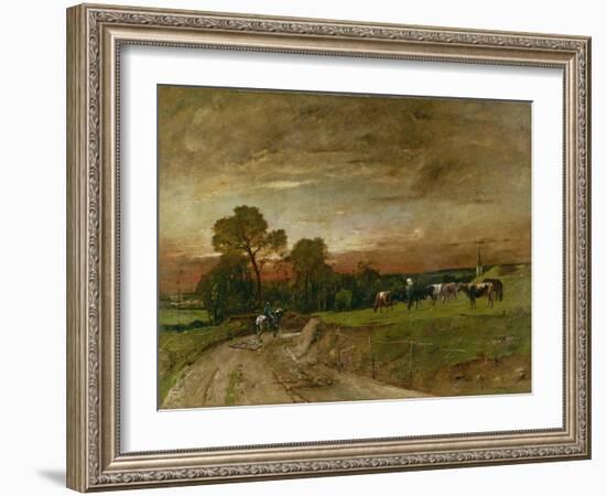 Heimkehr Im Abendrot, 1882-Mihaly Munkacsy-Framed Giclee Print