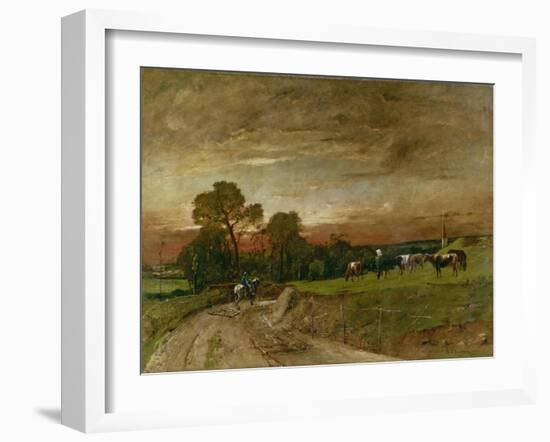 Heimkehr Im Abendrot, 1882-Mihaly Munkacsy-Framed Giclee Print