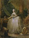 Portrait of Empress Catherine II (1729-179), 1770S-Heinrich Buchholz-Giclee Print