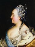 Portrait of Empress Catherine II (1729-179), 1770S-Heinrich Buchholz-Giclee Print