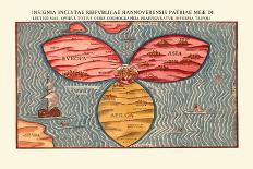 World in a Clover Leaf, 1581-Heinrich Bunting-Framed Giclee Print