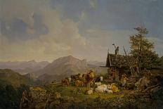 The Cattle Market, C.1866-Heinrich Burkel-Giclee Print