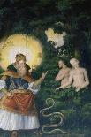 Adam and Eve after the Fall of Mankind, C. 1566-Heinrich Göding the Elder-Framed Giclee Print