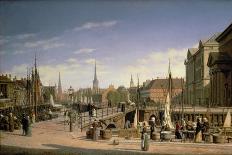 Dutch Cathedral Town-Heinrich Hansen-Giclee Print