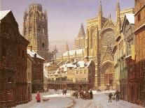 Dutch Cathedral Town-Heinrich Hansen-Framed Giclee Print