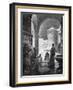 Heinrich IV at Canossa-Alphonse Mucha-Framed Art Print