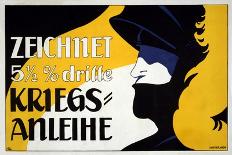 Zeichnet 5 1/2% Dritte Kriegs-Anleihe, Pub. 1917-Heinrich Lefler-Giclee Print