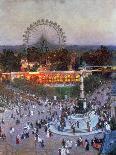The Admiral Tegetthoff Monument at the Praterstern with the Ferris Wheel, Vienna-Heinrich Tomec-Framed Giclee Print