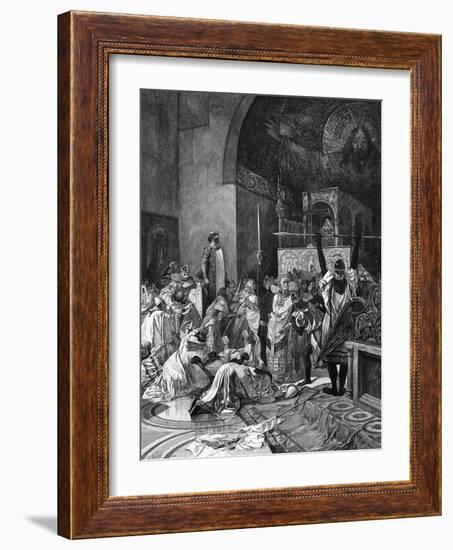 Heinrich V at Rome-Alphonse Mucha-Framed Art Print