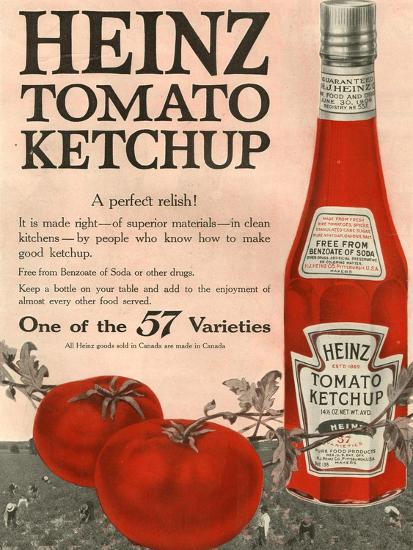 'Heinz, Magazine Advertisement, USA, 1910' Giclee Print ...
