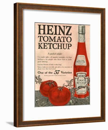 Heinz, Magazine Advertisement, USA, 1910-null-Framed Giclee Print