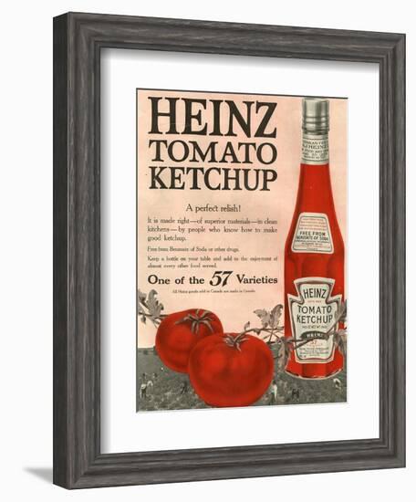 Heinz, Magazine Advertisement, USA, 1910-null-Framed Giclee Print