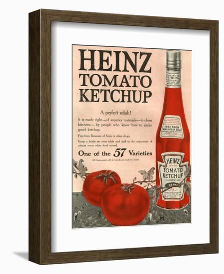 Heinz, Magazine Advertisement, USA, 1910-null-Framed Giclee Print