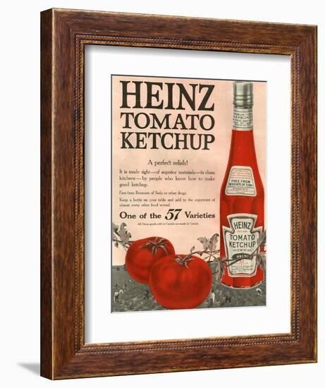 Heinz, Magazine Advertisement, USA, 1910-null-Framed Giclee Print