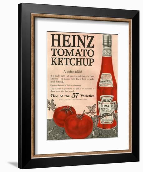 Heinz, Magazine Advertisement, USA, 1910-null-Framed Giclee Print