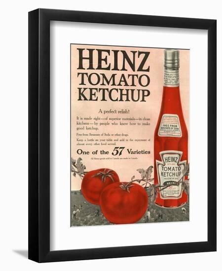 Heinz, Magazine Advertisement, USA, 1910-null-Framed Giclee Print