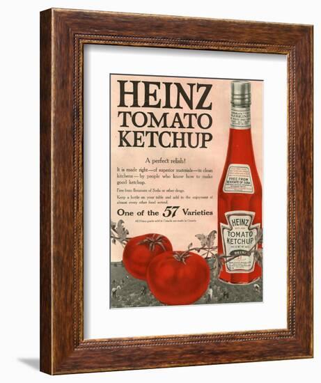 Heinz, Magazine Advertisement, USA, 1910-null-Framed Giclee Print