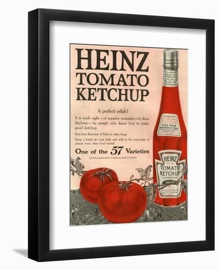 Heinz, Magazine Advertisement, USA, 1910-null-Framed Giclee Print