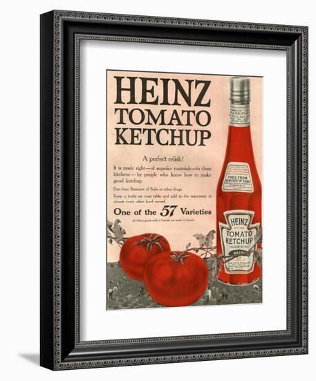 Heinz, Magazine Advertisement, USA, 1910-null-Framed Giclee Print