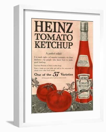 Heinz, Magazine Advertisement, USA, 1910-null-Framed Giclee Print