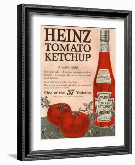 Heinz, Magazine Advertisement, USA, 1910-null-Framed Giclee Print