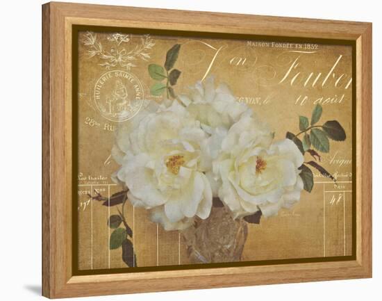 Heirloom Bouquet 3-Cristin Atria-Framed Stretched Canvas