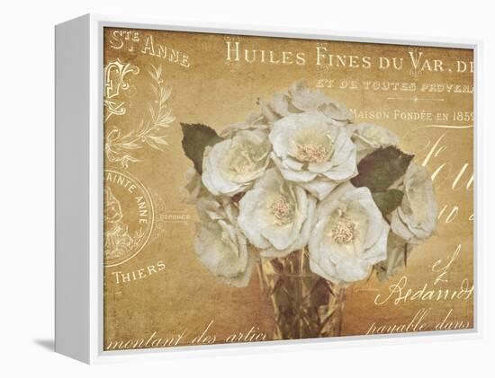 Heirloom Bouquet 5-Cristin Atria-Framed Stretched Canvas