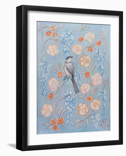 Heirloom Chinoiserie Bird I-Julia Purinton-Framed Art Print