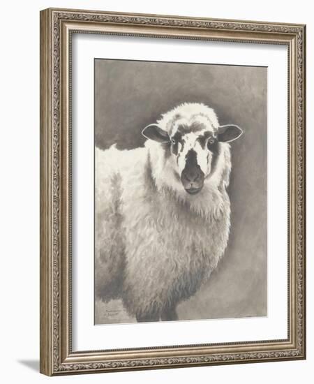 Heirloom Madras Sheep-Gwendolyn Babbitt-Framed Art Print