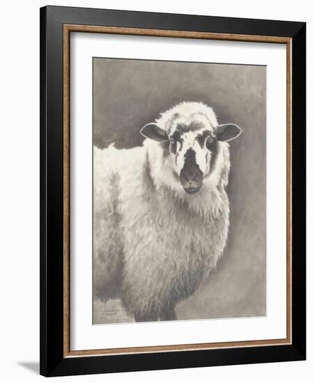Heirloom Madras Sheep-Gwendolyn Babbitt-Framed Art Print
