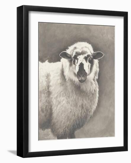 Heirloom Madras Sheep-Gwendolyn Babbitt-Framed Art Print