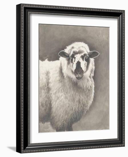 Heirloom Madras Sheep-Gwendolyn Babbitt-Framed Art Print