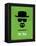 Heisenberg Poster-NaxArt-Framed Stretched Canvas