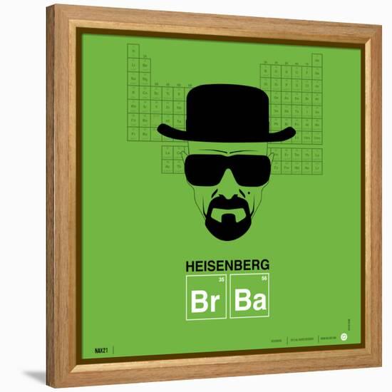 Heisenberg Poster-NaxArt-Framed Stretched Canvas